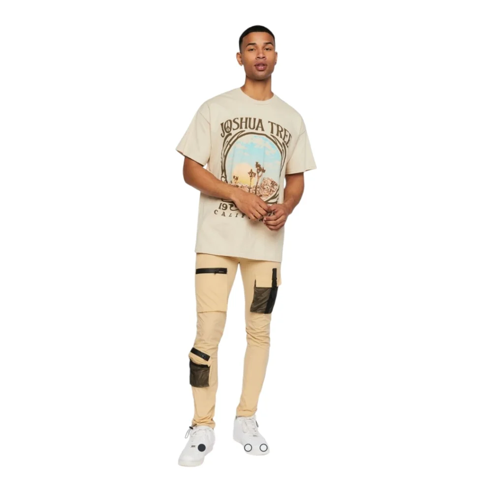 Amerucan Stitch Mens Woven Cargo  joggers - Picture 9 of 12